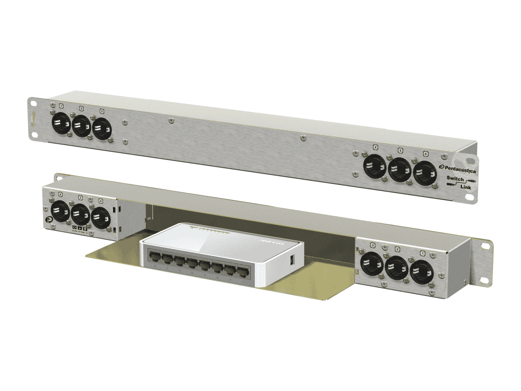 6 I/Os externos e 2 internos. Usado como switch centralizador.