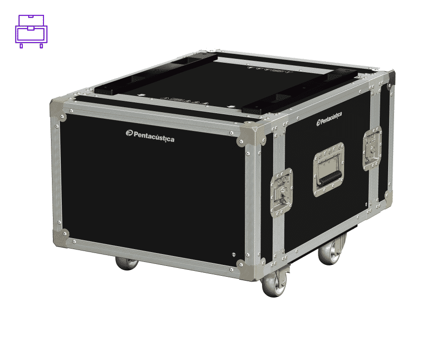 Pentacústica | Hard case| Hard case 19" com suspensão