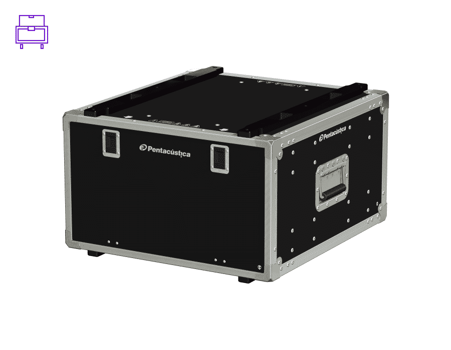 Pentacústica | Hard case| Hard case 19" sem suspensão