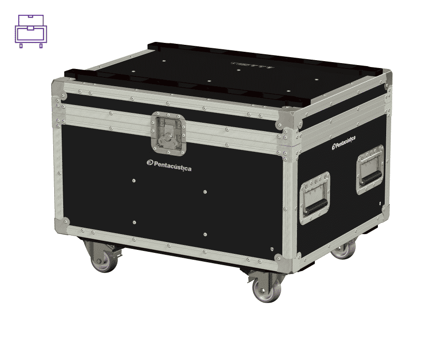 Pentacústica | Hard Case | Tipo baú